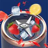 Portable | Blender] 2-in-1 Portable Blender and Juicer | 6 Blades, USB Charging, Dual Cups | Suitable for Snow Mud, Milkshakes and Ice Drinks - Perfect Gift for Valentine's Day, Thanksgiving, Christmas, Mother's Day